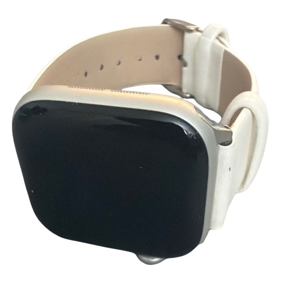 Genuine Leather  Smartwatch Watch Band Size 38-40 MM Color White New - Picture 5 of 12